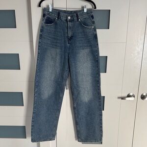 BN Maison Margiela MM6 Classic Blue wide leg straight Jeans 40